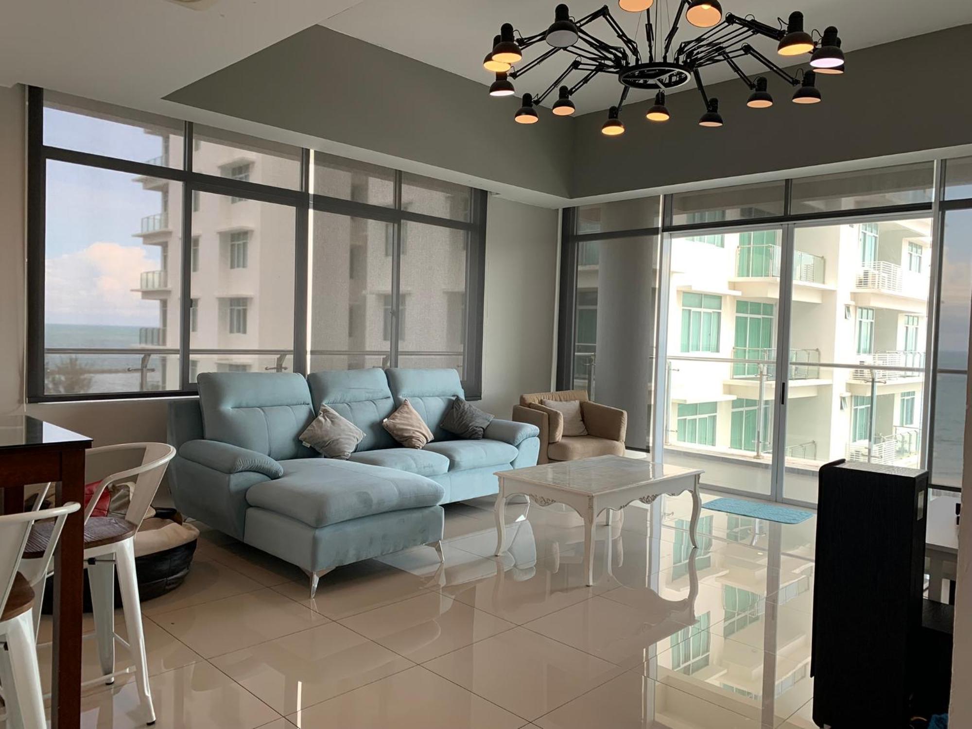 Bay Resort Condominium, 7, Beach-Front Sea View, 6-8 Pax Miri Esterno foto